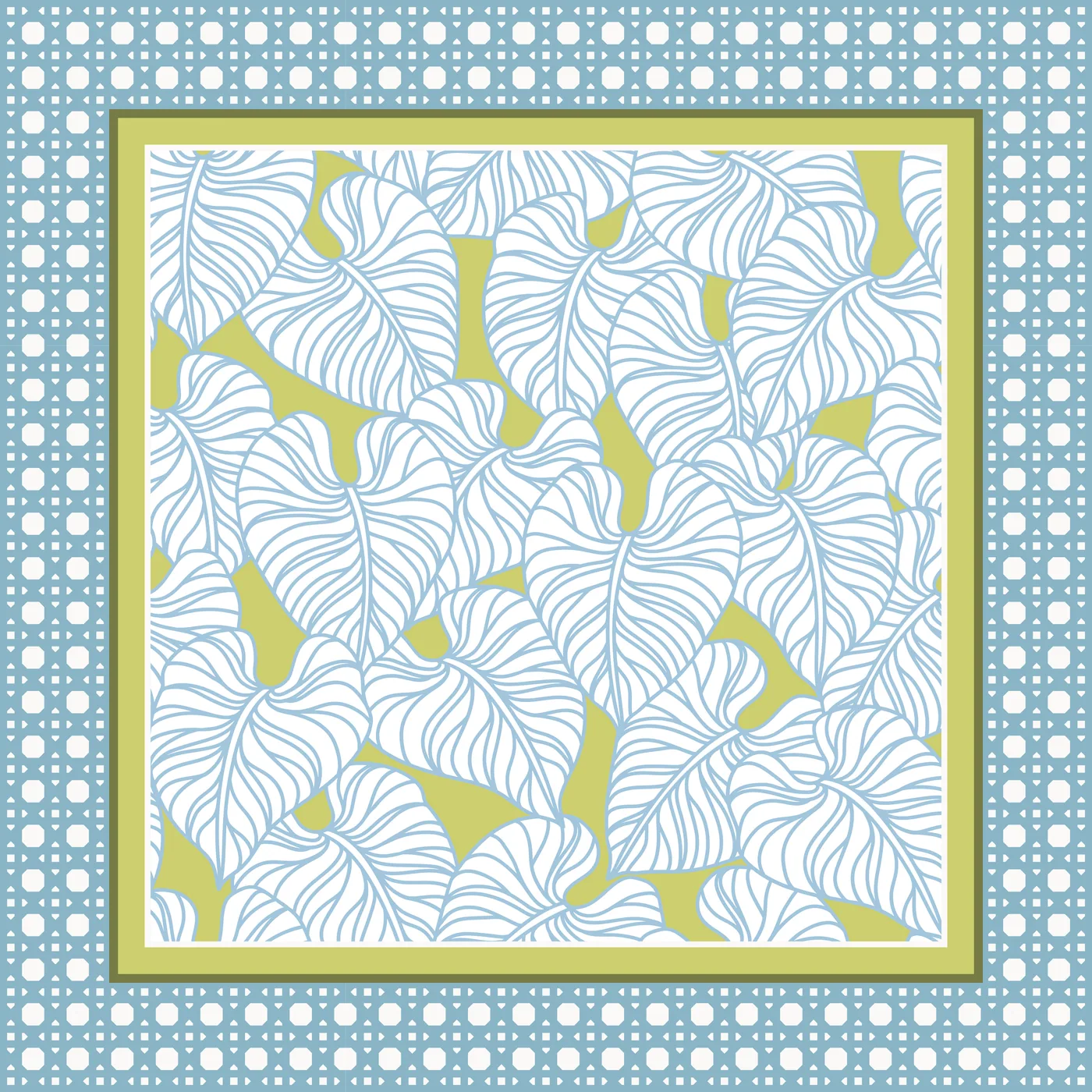 Calathea Coast Mahjong Mat