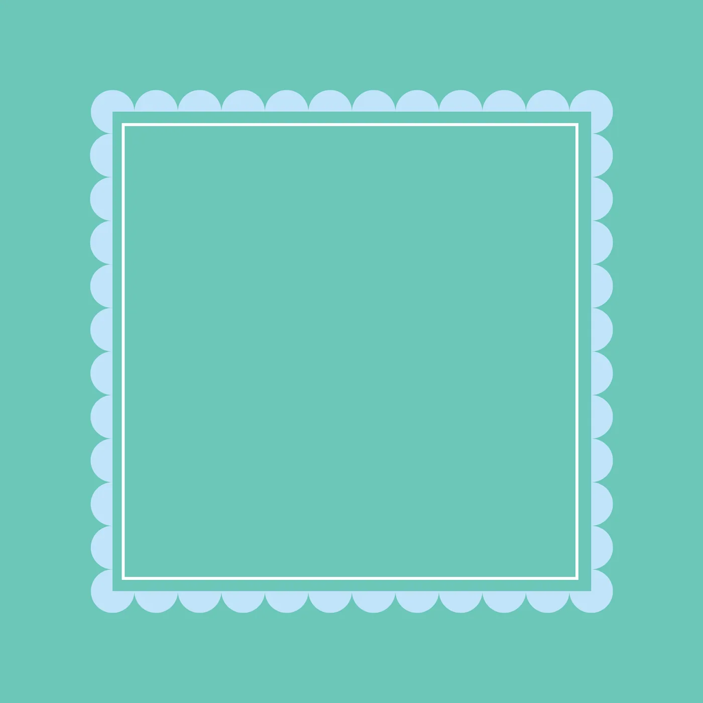 Bright Series: Seafoam Mahjong Mat