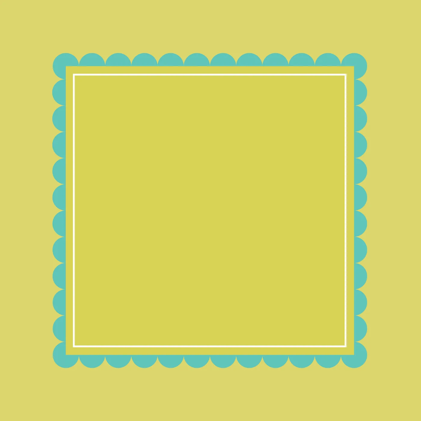Bright Series: Chartreuse Mahjong Mat