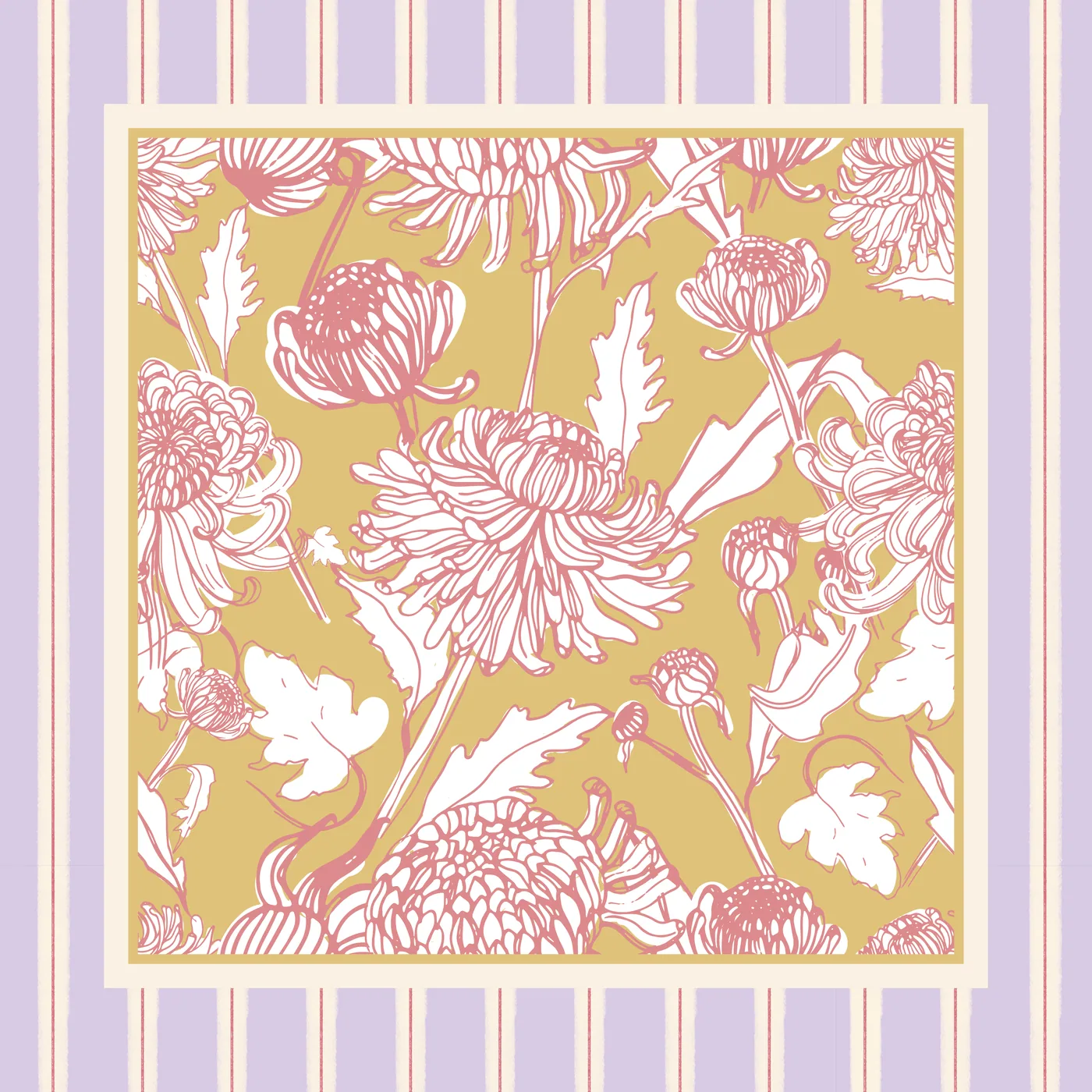Camellia Cottage Mahjong Mat