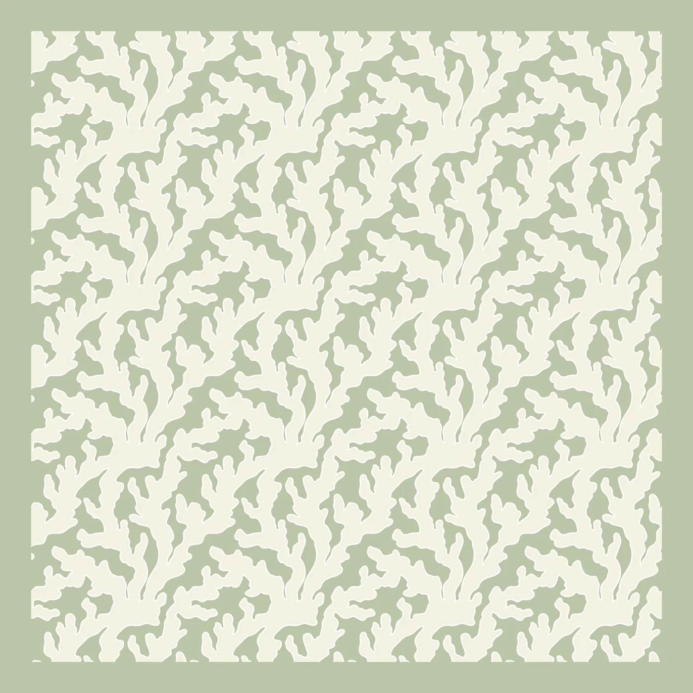 Sage Seagrass Mahjong Mat