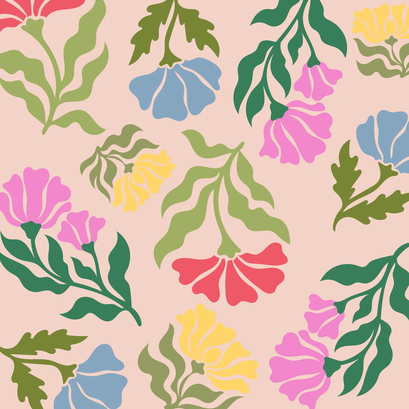 Low Country Lilies Mahjong Mat
