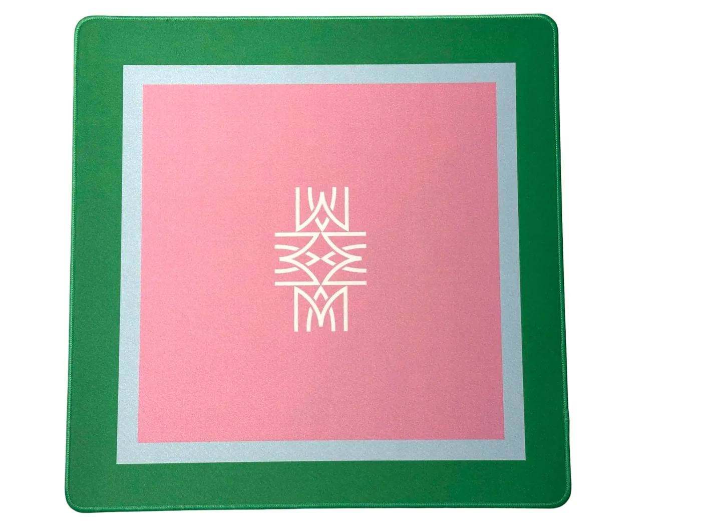 Green, Pink + Blue Mini Travel Mahjong Mat