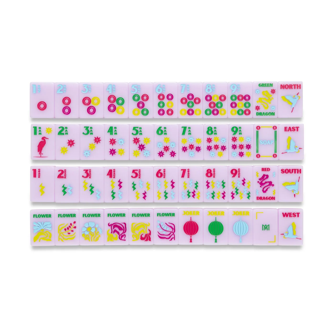 Lilac Signature Mahjong Tile Set