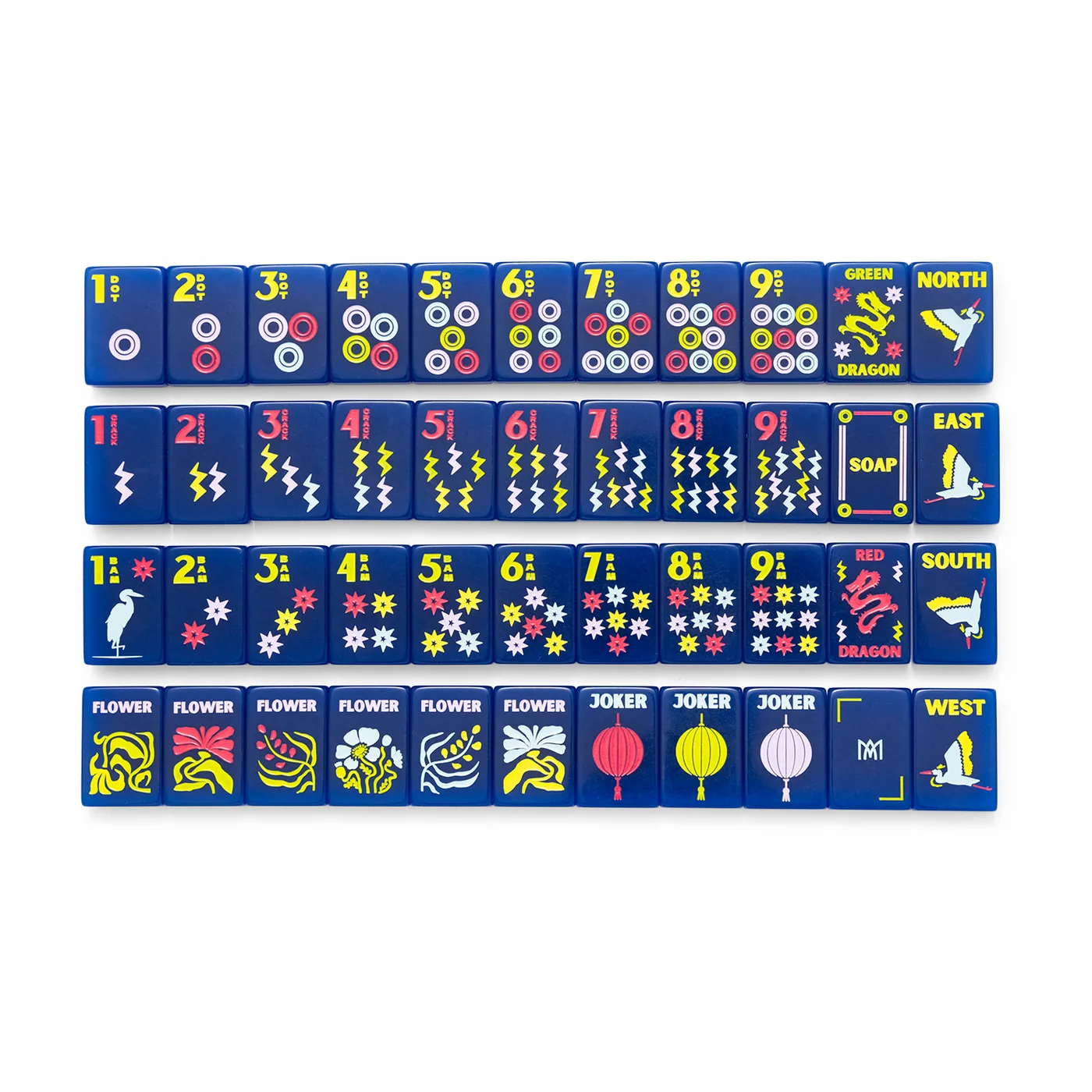 Navy Signature Mahjong Tile Set