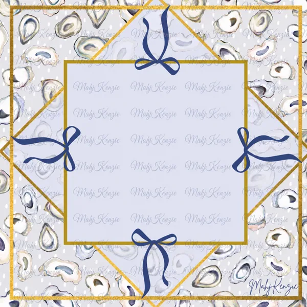 Bam Good Oysters Mahjong Mat
