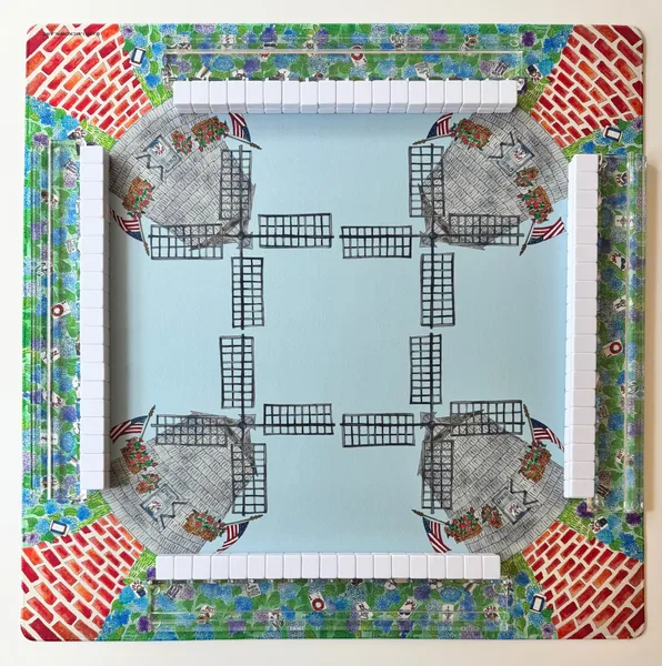 East Coast Summer Mahjong Mat