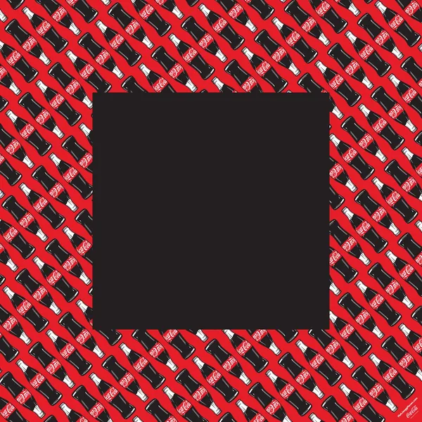 Coca-Cola® Bottle Mah Jongg Mat – Black Center