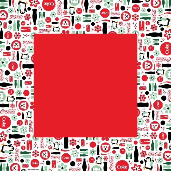Coca-Cola® Classic Icon Collection Mah Jongg Mat – Red Center