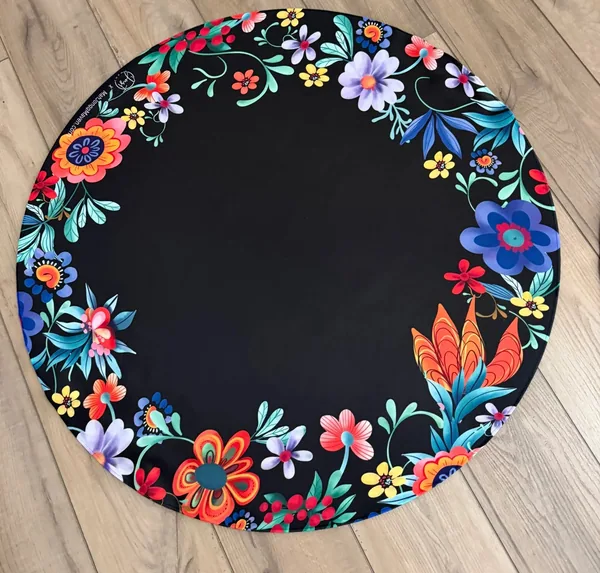 36 inch Round Mah Jongg Game Mat