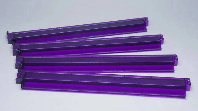 Purple Racks With Attached Helping Hands