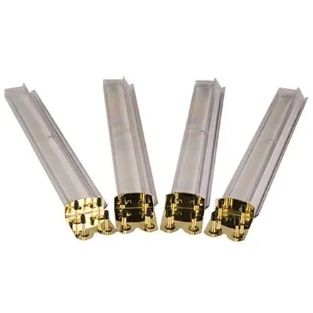 Crystal Clear Mahjong Racks with Chip holders (Set of 4)