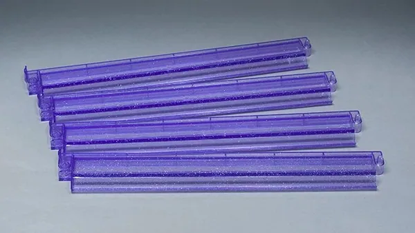 Lavender Sparkle Mahjong Racks With Attached Pushers