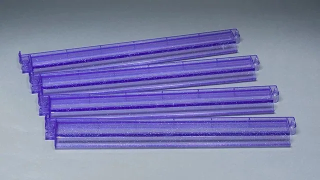 Lavender Sparkle Mahjong Racks With Attached Pushers