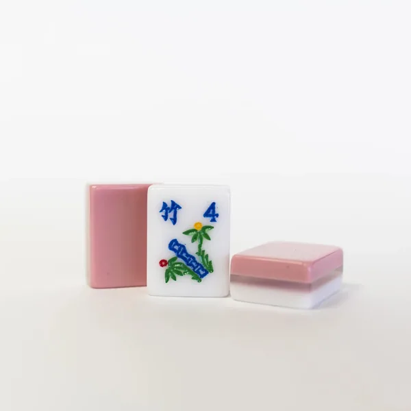 3 Layer Mauve- Engraved & Hand Painted American Mah Jongg tile set