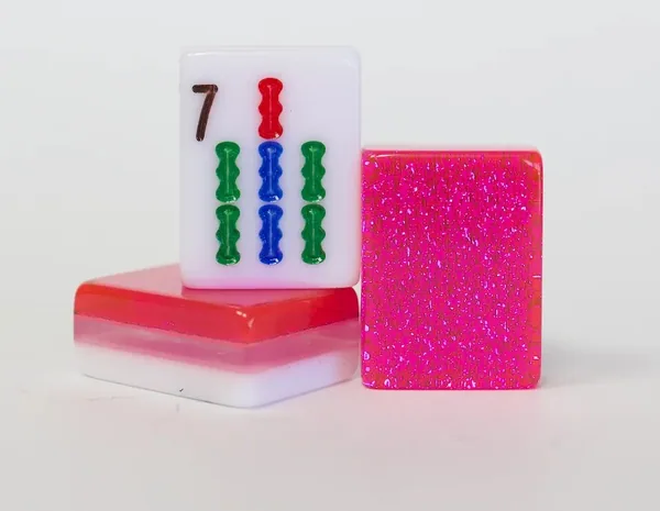 3 Layer Dark Pink/Magenta Sparkle Tile set
