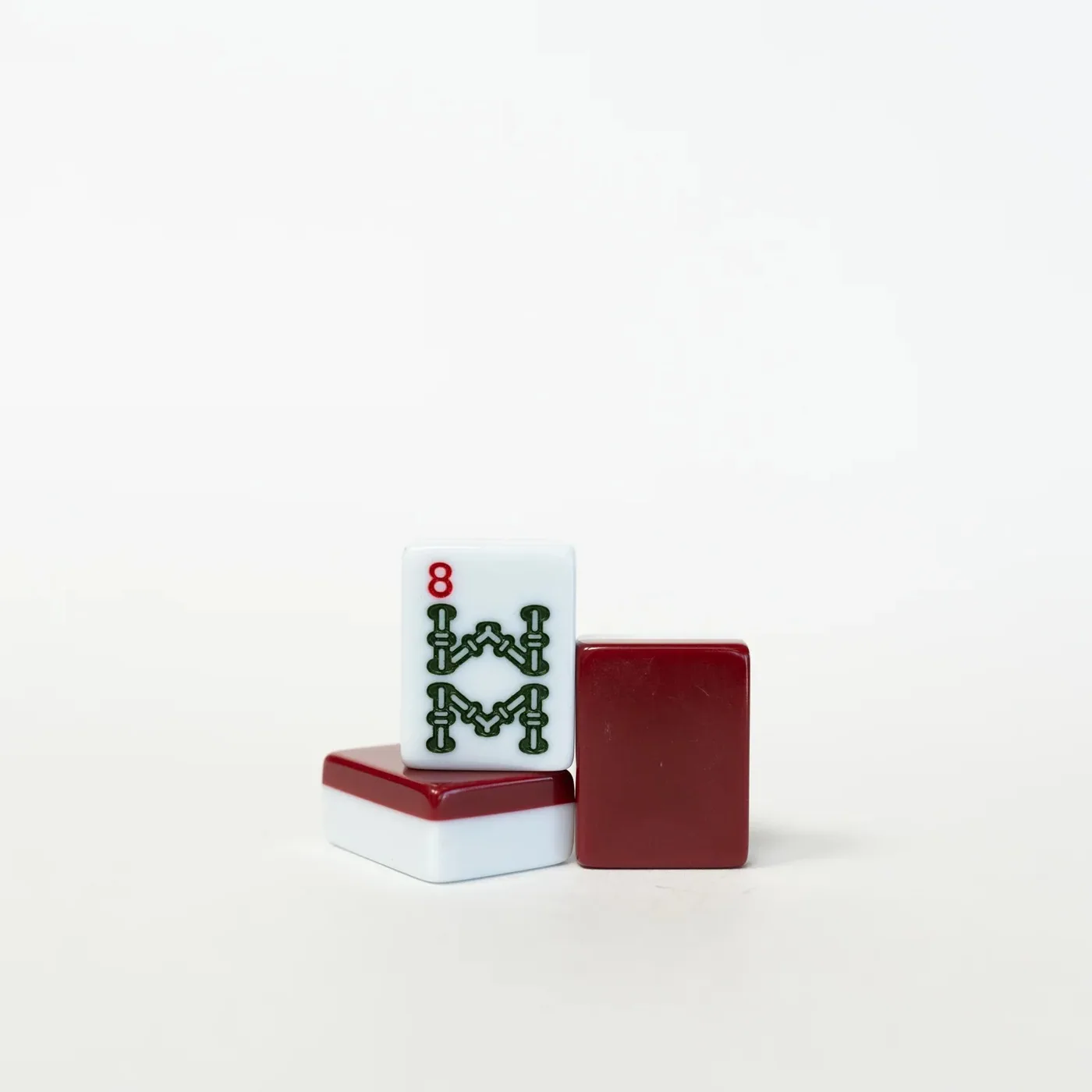 2 Layer Burgundy American Mah Jongg Tile set (classic/traditional)