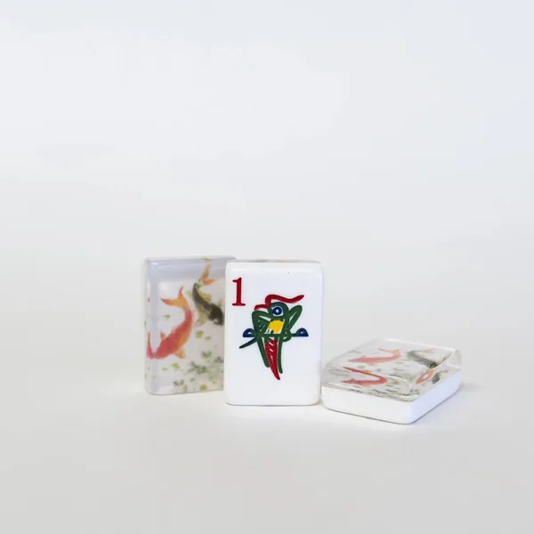 Slightly Taller Koi Fish Mahjong Tiles