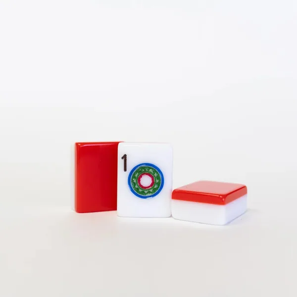 2 Layer – Red , Engraved and Hand Painted American MahJongg tile set