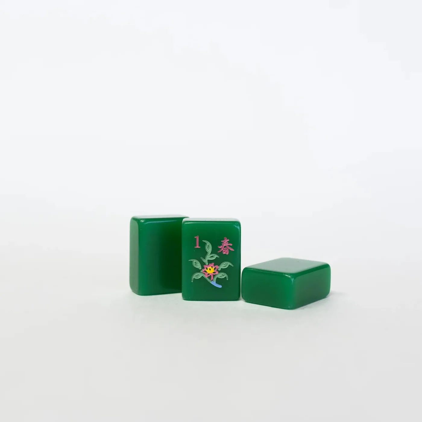 Emerald Jade Solids Engraved & Hand Painted