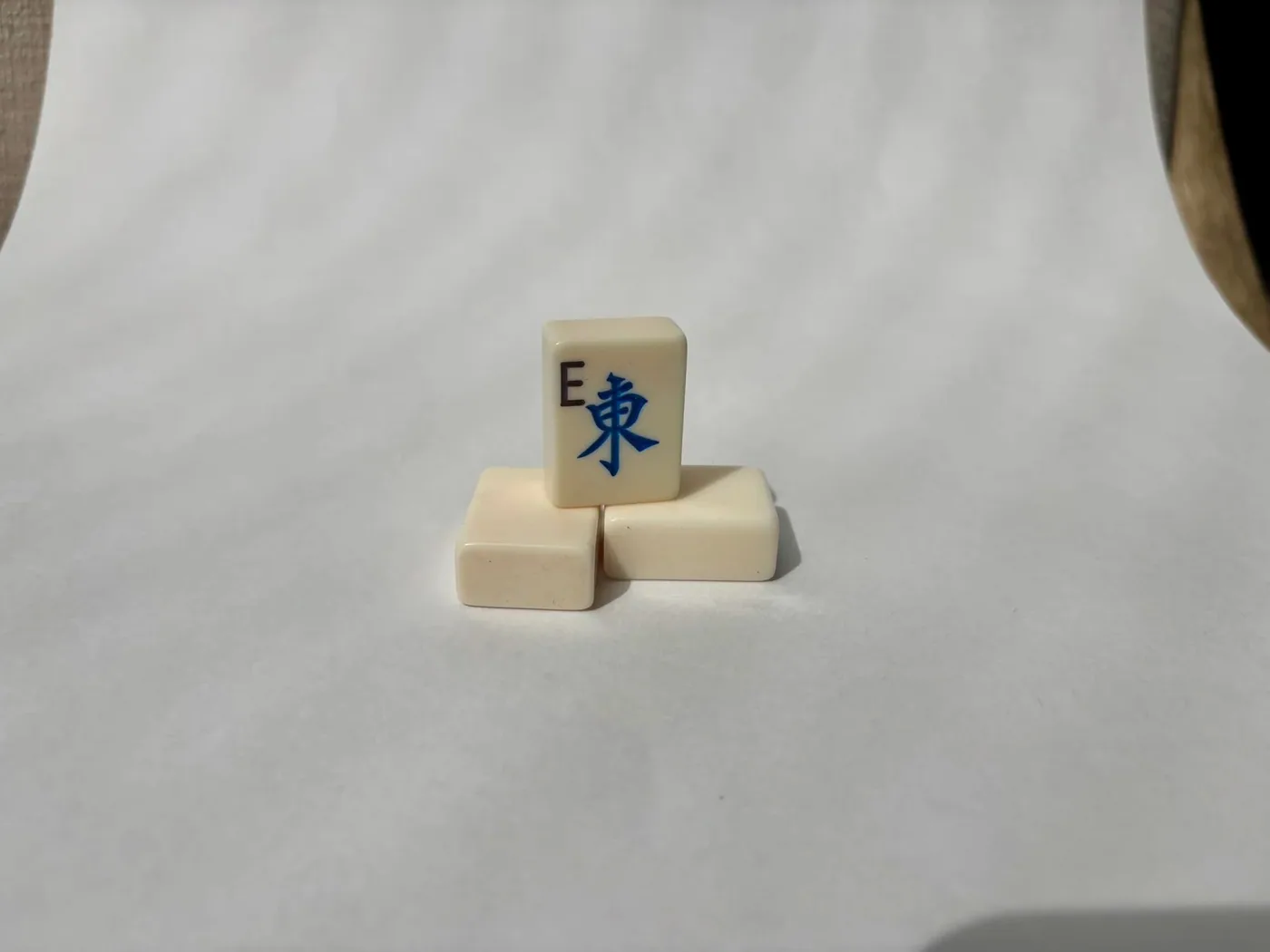 Ivory Engraved and Hand Painted Solid Tiles