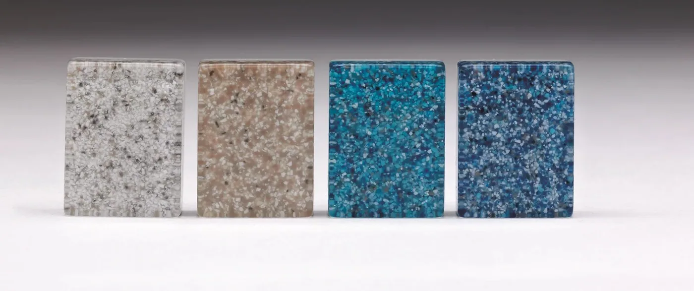3 Layer Granite inspired Mah Jongg tile design (4 colors) Engraved and Hand Painted tiles American
