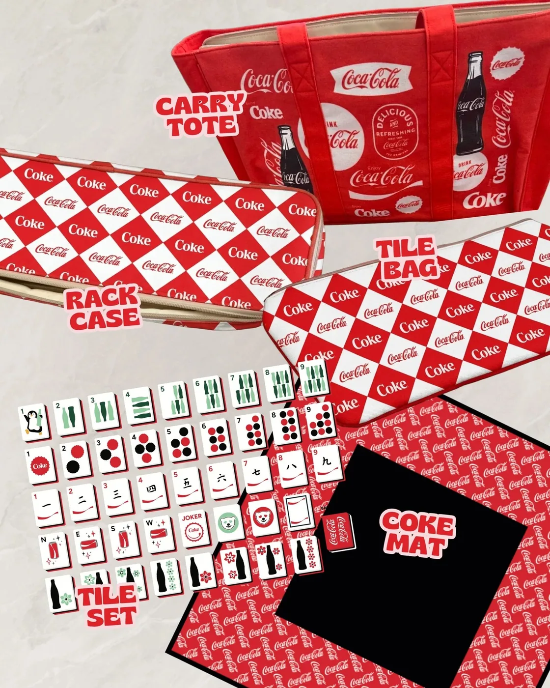 Coca-Cola® Classic Mah Jongg Complete Set – Pre-sale DEPOSIT