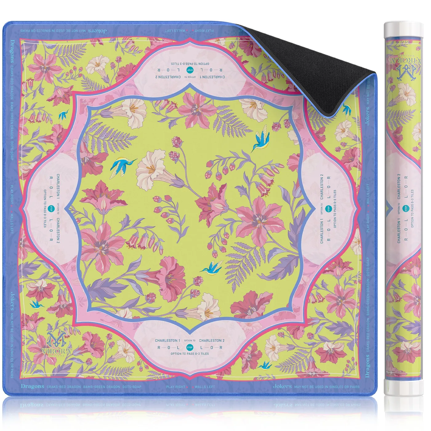 Limoncea Mahjong Mat (With Flower)