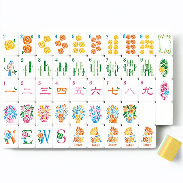 Lilacée Mahjong Tiles (Yellow)
