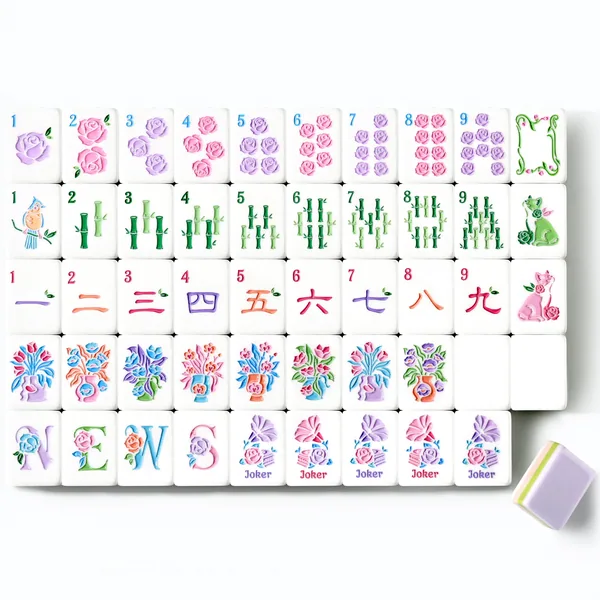 Lilacée Mahjong Tiles (Purple)