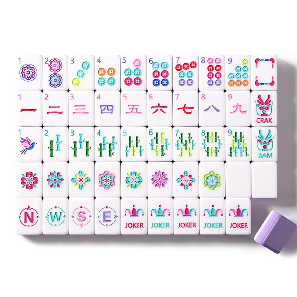 Améthisse Mahjong Tiles (Purple)