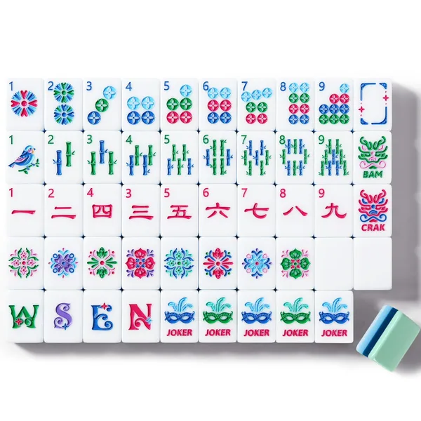 Iriselle Mahjong Tiles (Mint Green)