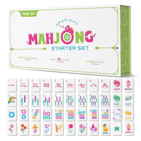 Mini Mahjong Set - Green