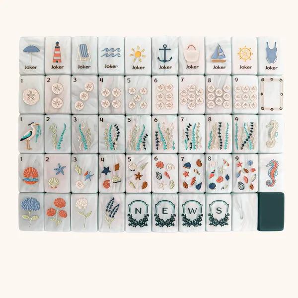 East Coast Sands: Mahjong Tile Set