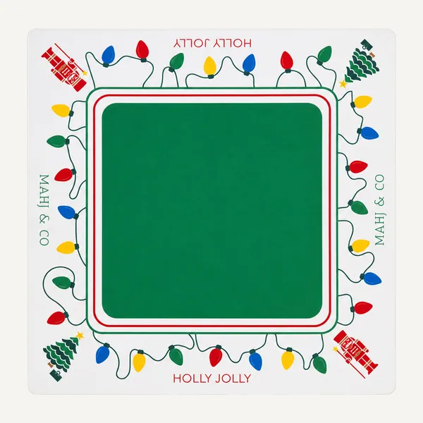Holly Jolly Mahjong Mat