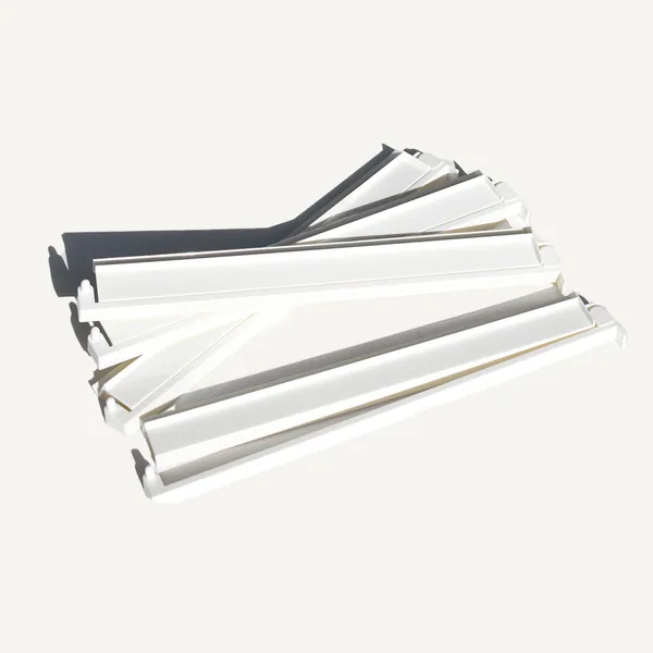 White Acrylic Rack & Pusher Set