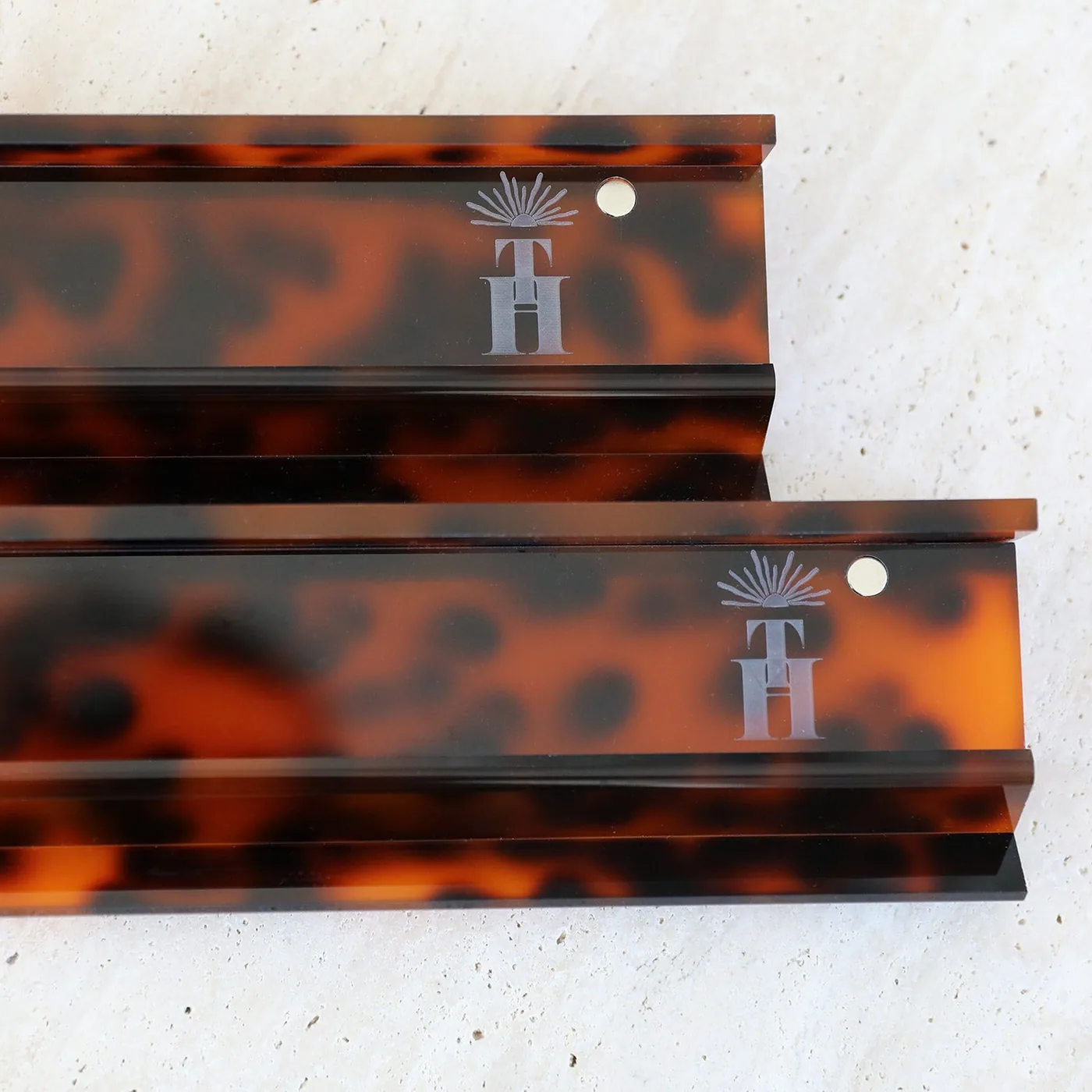 Tortoiseshell Mahjong Racks (Set of 4)