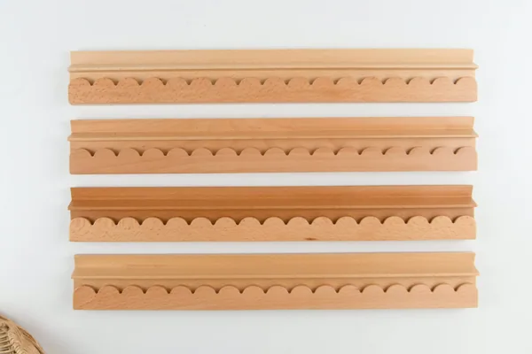 Natural Wood Scalloped Racks