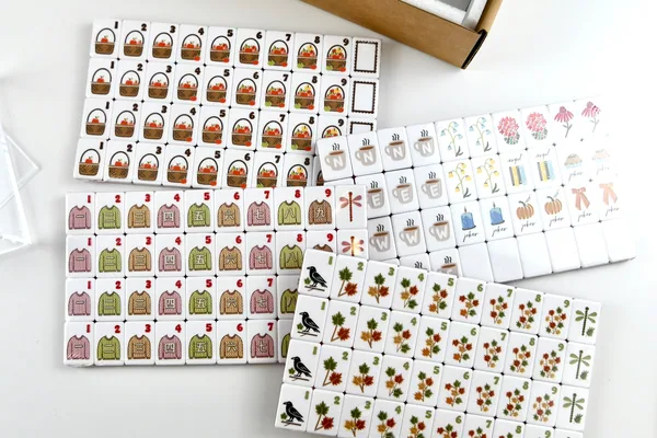 The Fall Set — Dreamy Autumn Mahjong Tiles