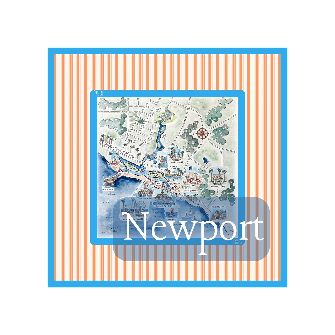 Vegan Leatherette Mat – The Newport (Orange)