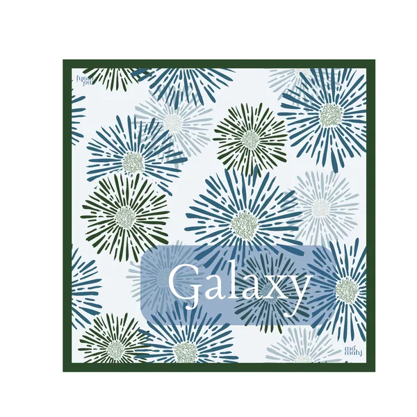 Mahjong Mat - Vegan Leatherette - Galaxy