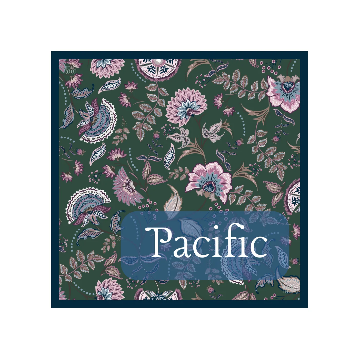 Mahjong Mat - Vegan Leatherette - Pacific