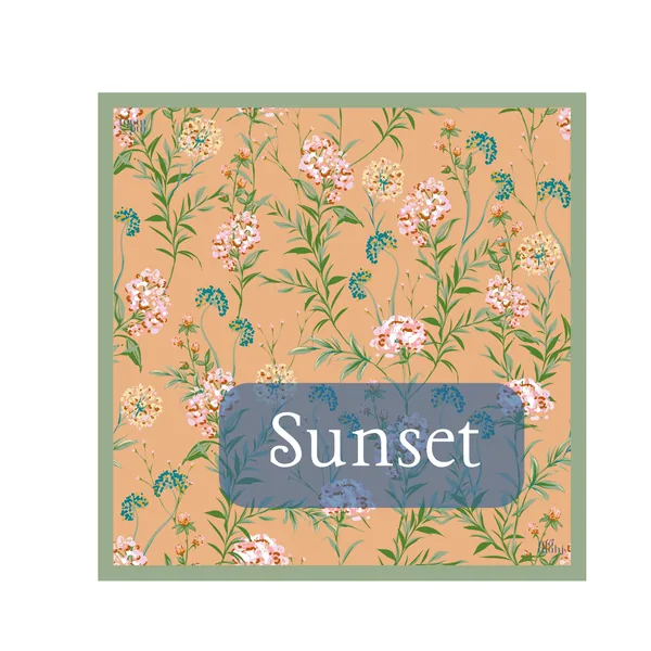 Mahjong Mat - Vegan Leatherette - Sunset