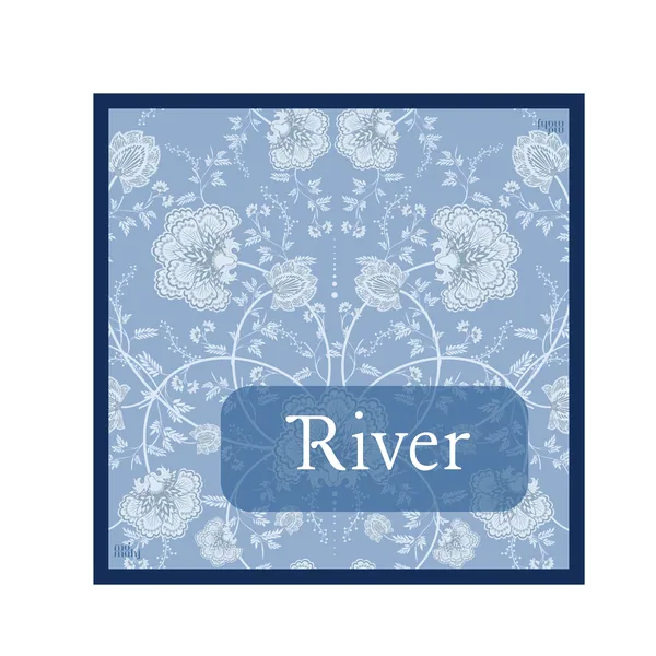 Mahjong Mat - Vegan Leatherette - River