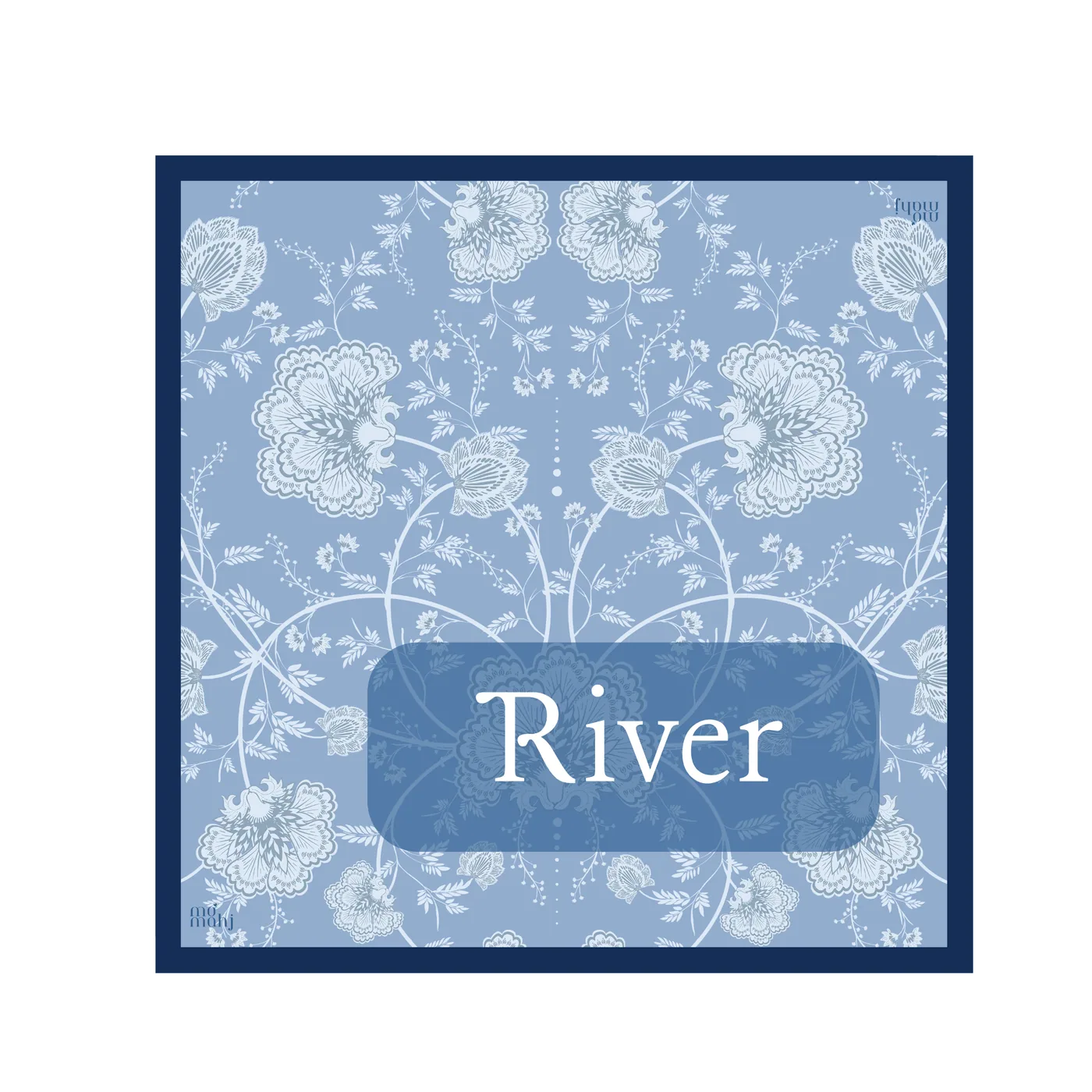 Mahjong Mat - Vegan Leatherette - River