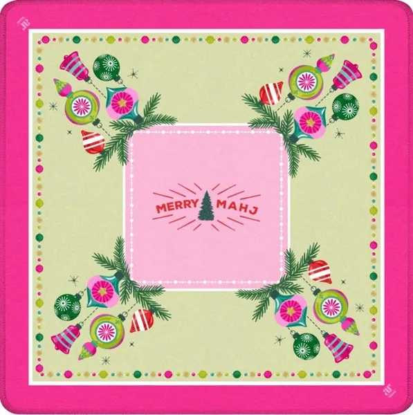 Very Merry Mahj Mahjong Mat