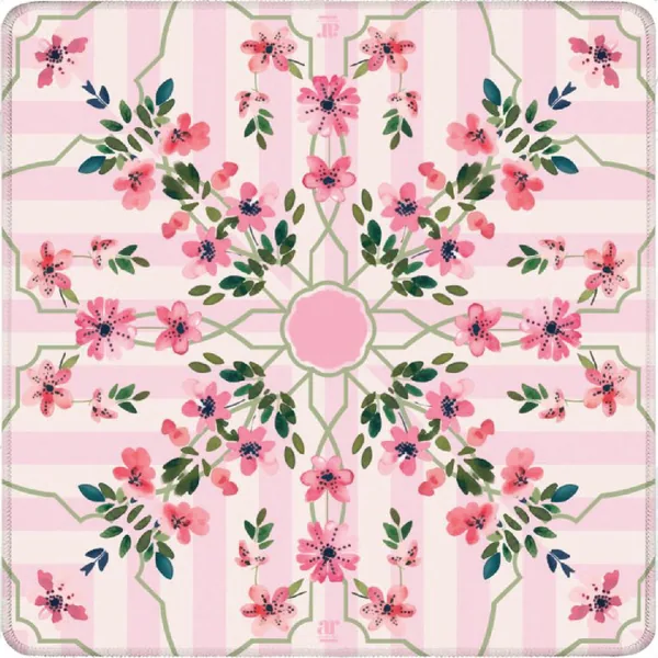 Floral Trellis Pink Mahjong Mat