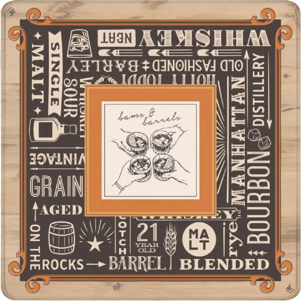 Bams & Barrels Mahjong Mat