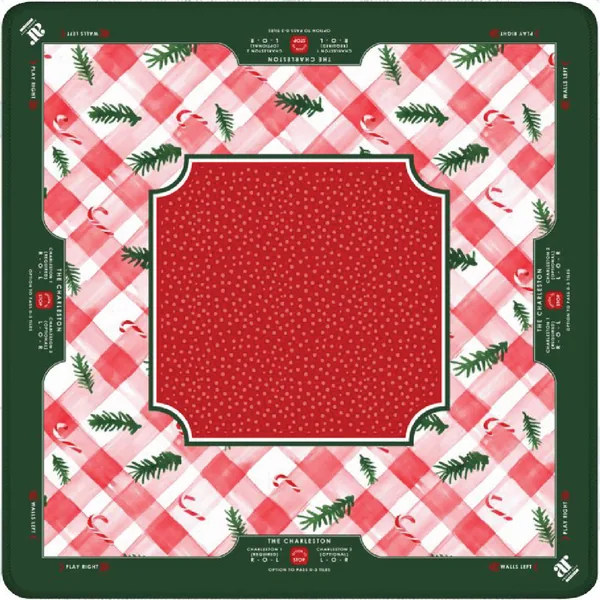 Candy Cane Lane Mahjong Mat
