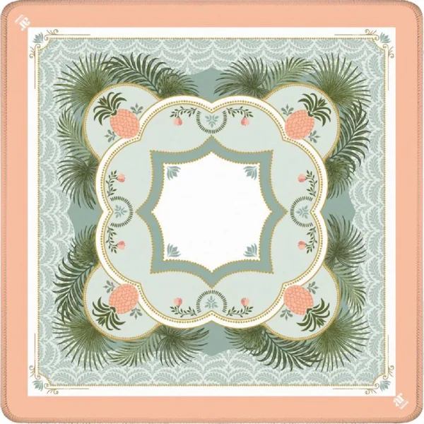 Pineapple Palms Mahjong Mat